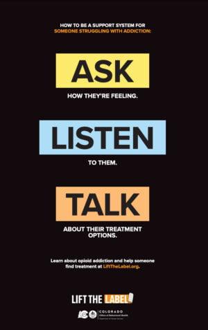 Ask, Listen, Talk - Lift The Label
