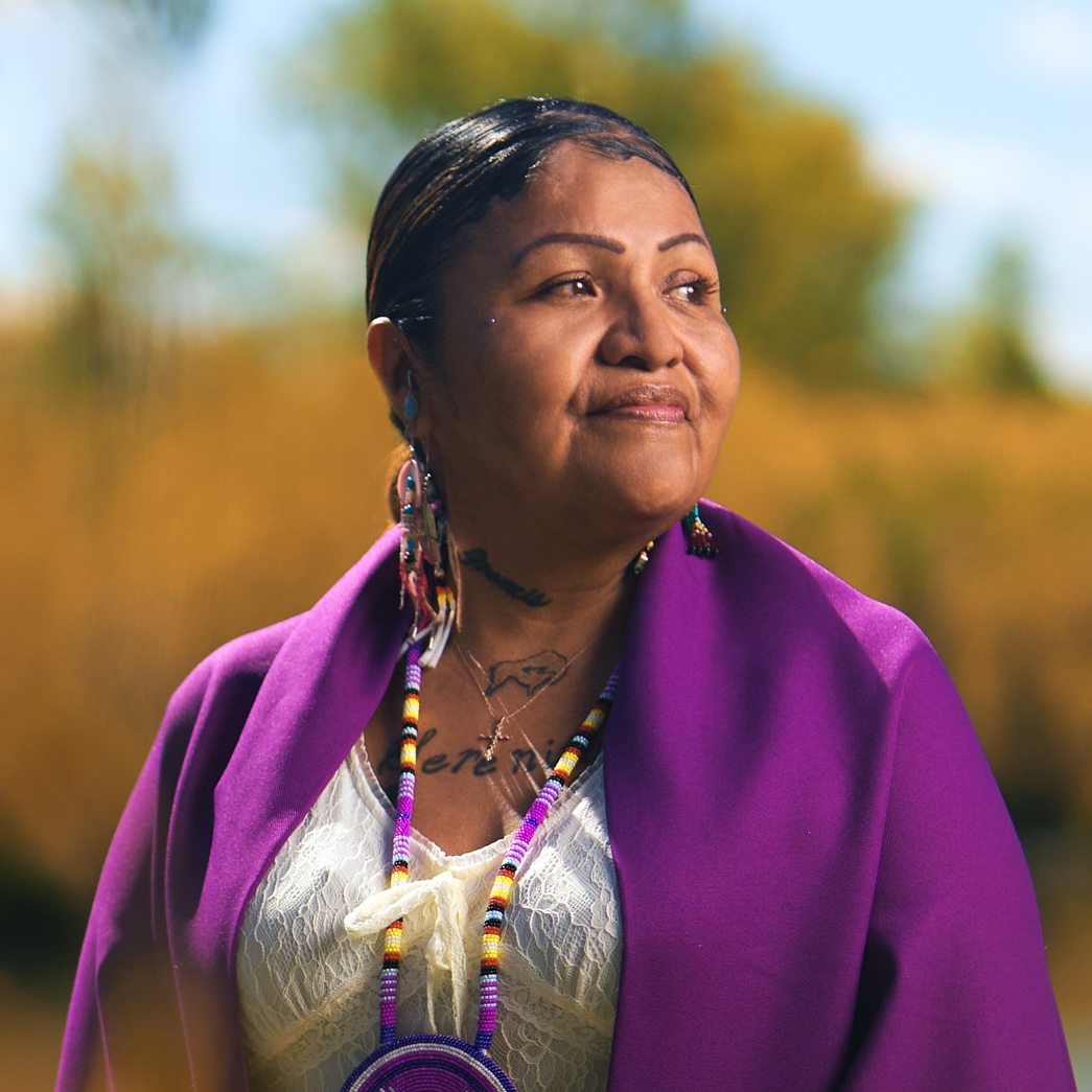 woman looking off into the distance