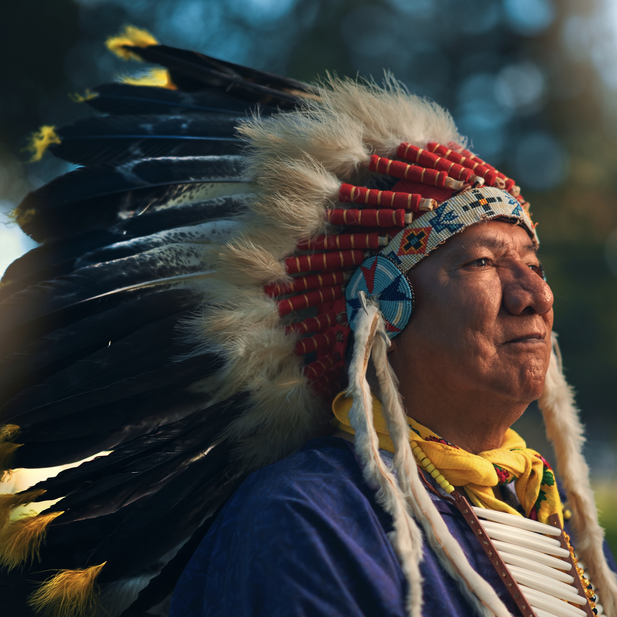 man looking off into the distance