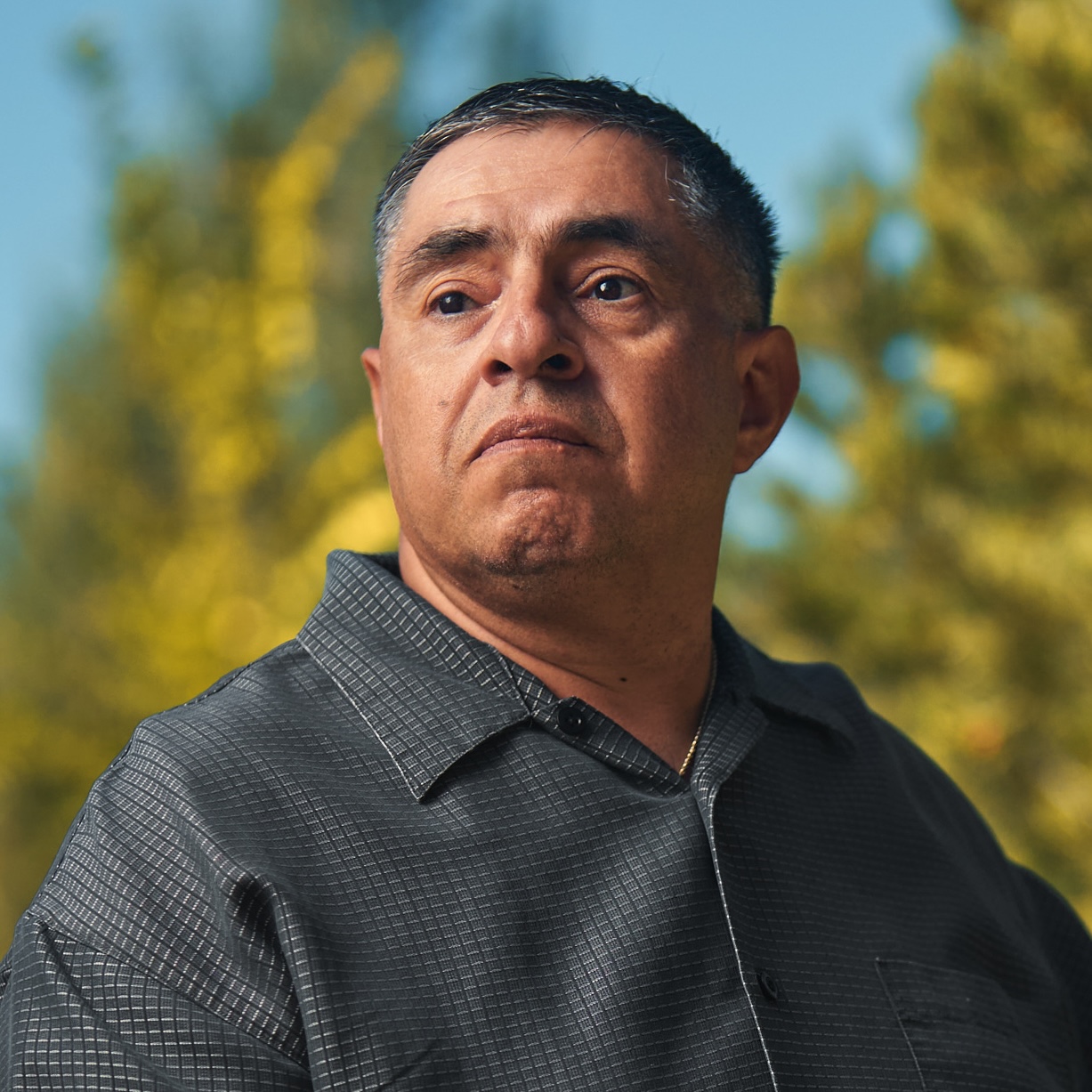 man looking off into the distance